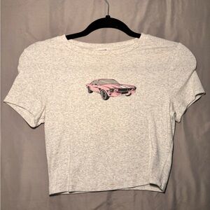 Garage Pink Car Graphic